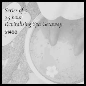 Series of 5 – 3.5 hour REVITALIZING SPA GETAWAY